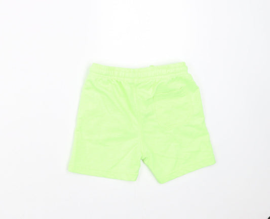 Hullabaloo Boys Green Sweat Shorts Size 5-6 Years