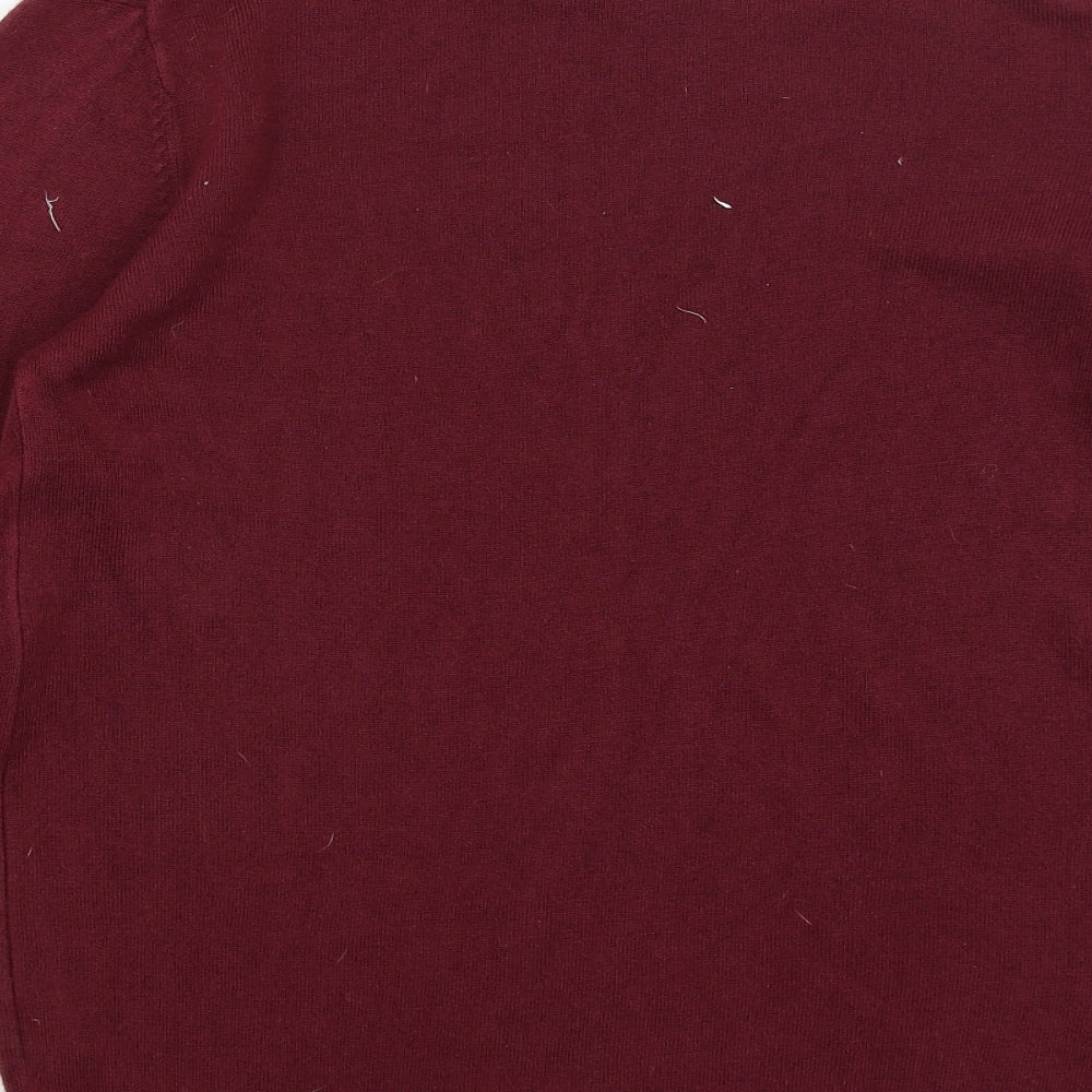 Cedar Wood State Mens Red Pullover Jumper Size M