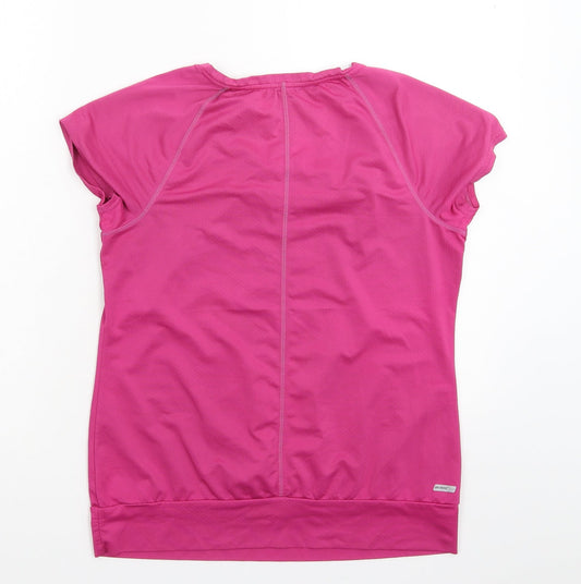 Preworn Womens Pink Jersey T-Shirt Size 10