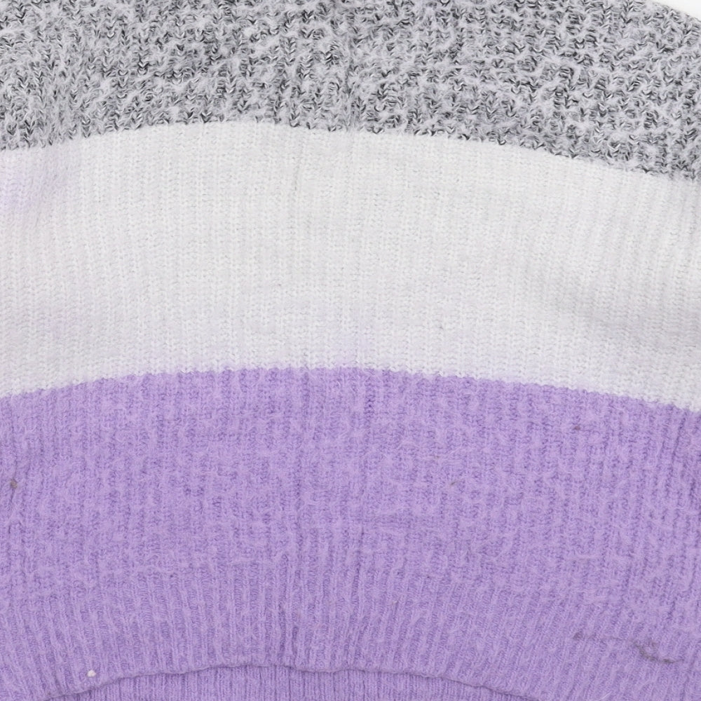 Primark Womens Multicoloured Knit Pullover Jumper Size 12
