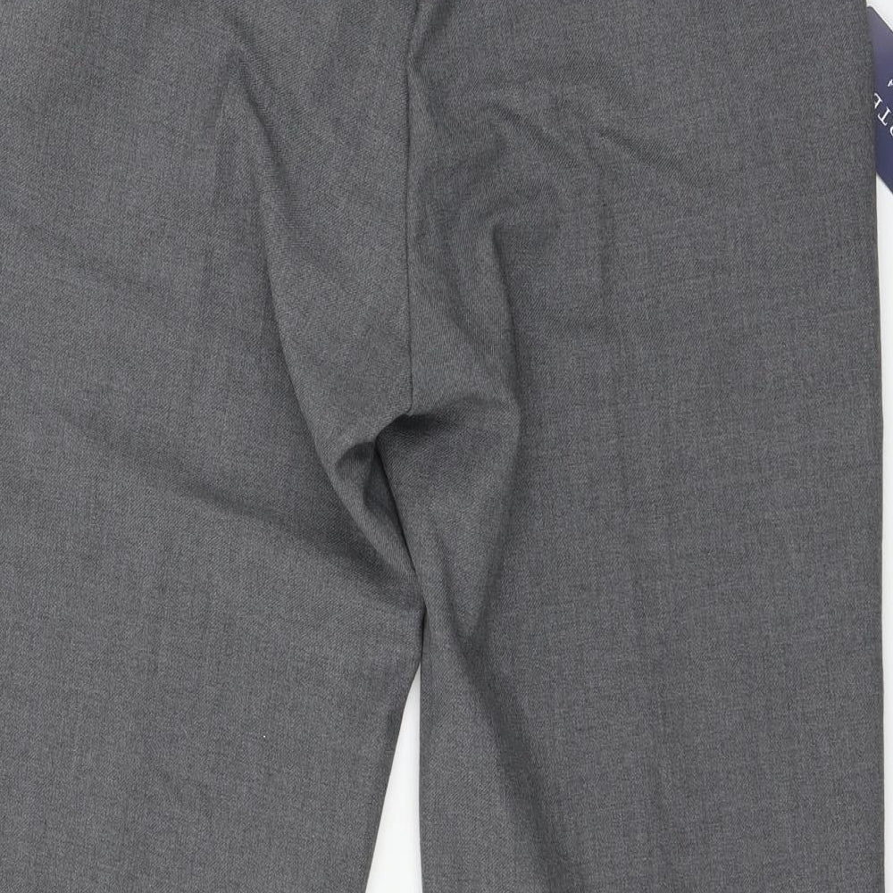 Gurteen Mens Grey Trousers Size 32 in L25 in