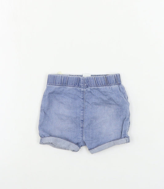 TU Boys Blue Cargo Trousers Size 0-3 Months
