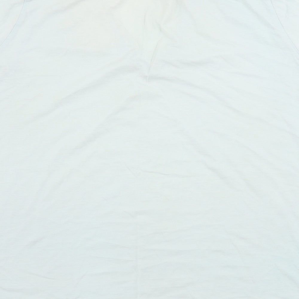 Bonmarché Womens Blue Basic T-Shirt Size L