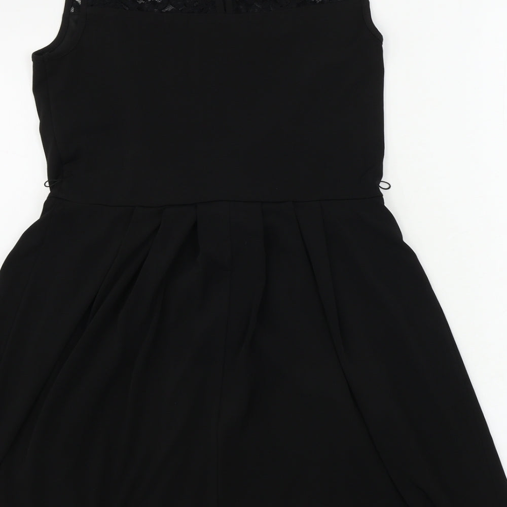 Cynthia Rowley Womens Black A-Line Size 8