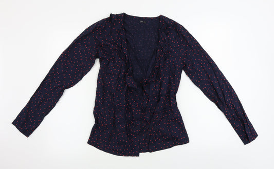 Womens UK Size 6 Only Blue Basic Blouse
