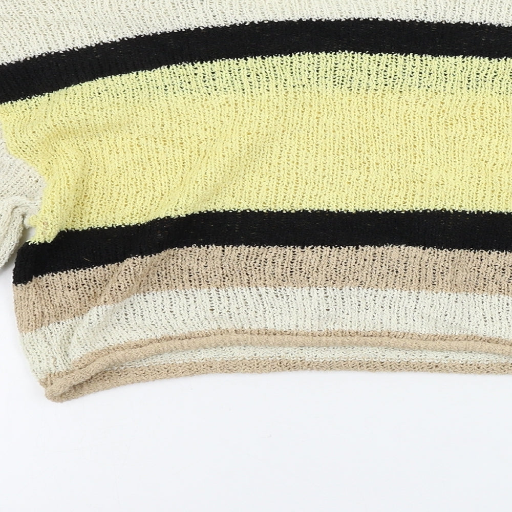 Womens UK Size S H&M Beige Pullover Jumper