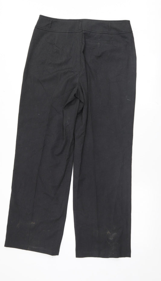 Gerry Weber Womens Grey Trousers Size 14 L29 in