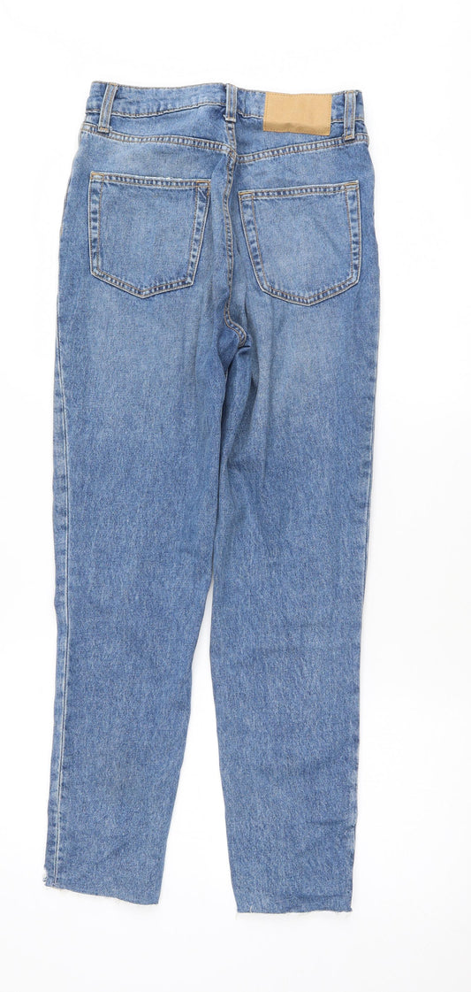 Womens UK Size 6 H&M Regular Fit Straight Blue Jeans