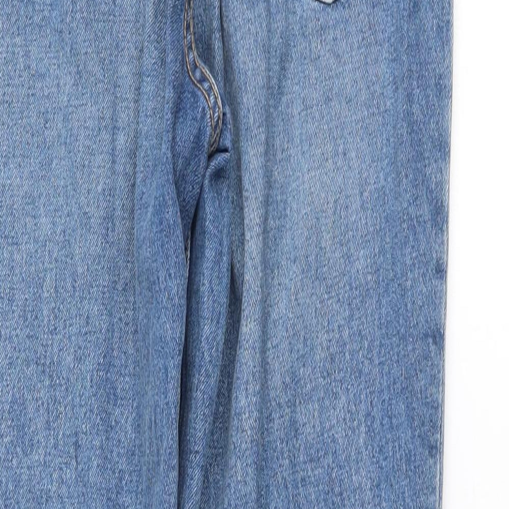 Womens UK Size 6 H&M Regular Fit Straight Blue Jeans