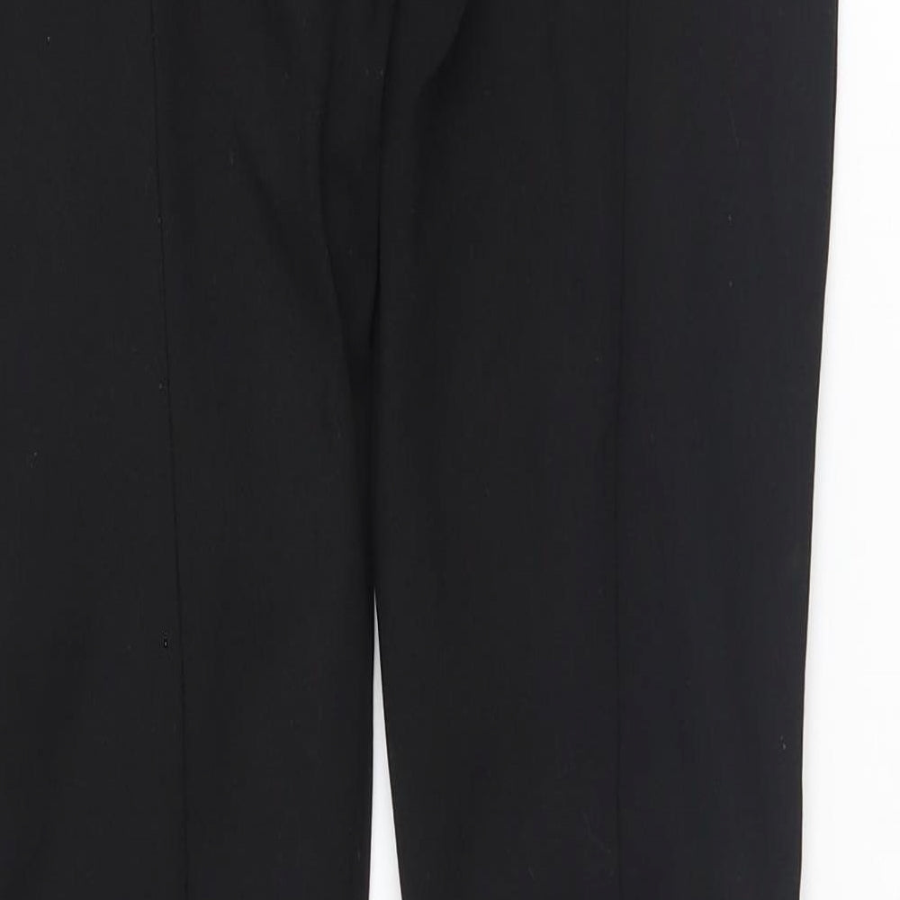 Womens UK Size 4 H&M Regular Fit Black Trousers