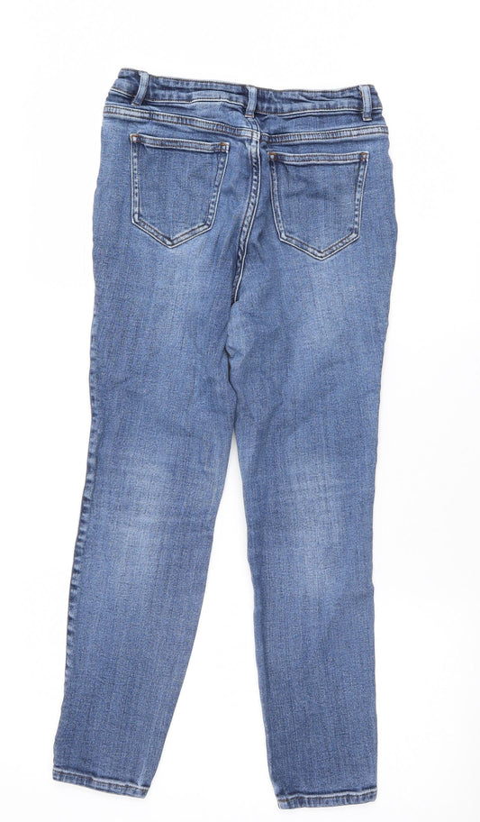 NEXT Womens Blue Skinny Jeans Size 10 L25 in