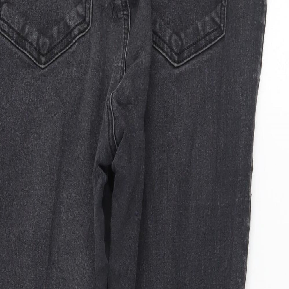 Topshop Womens Black Skinny Jeans Size 34 L26 in