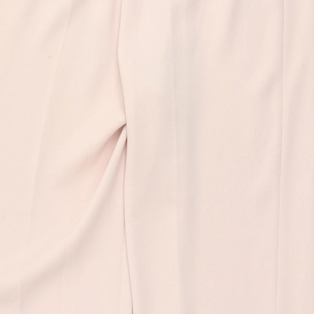 Womens UK Size 33 in Preworn Regular Fit Pink Trousers
