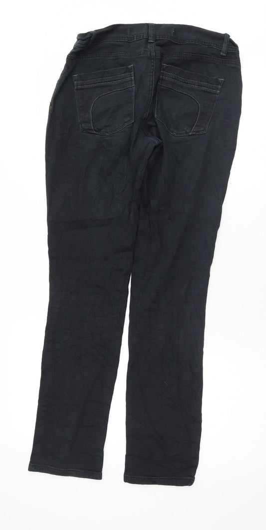 NEXT Womens Black Skinny Jeans Size 12 L29 in