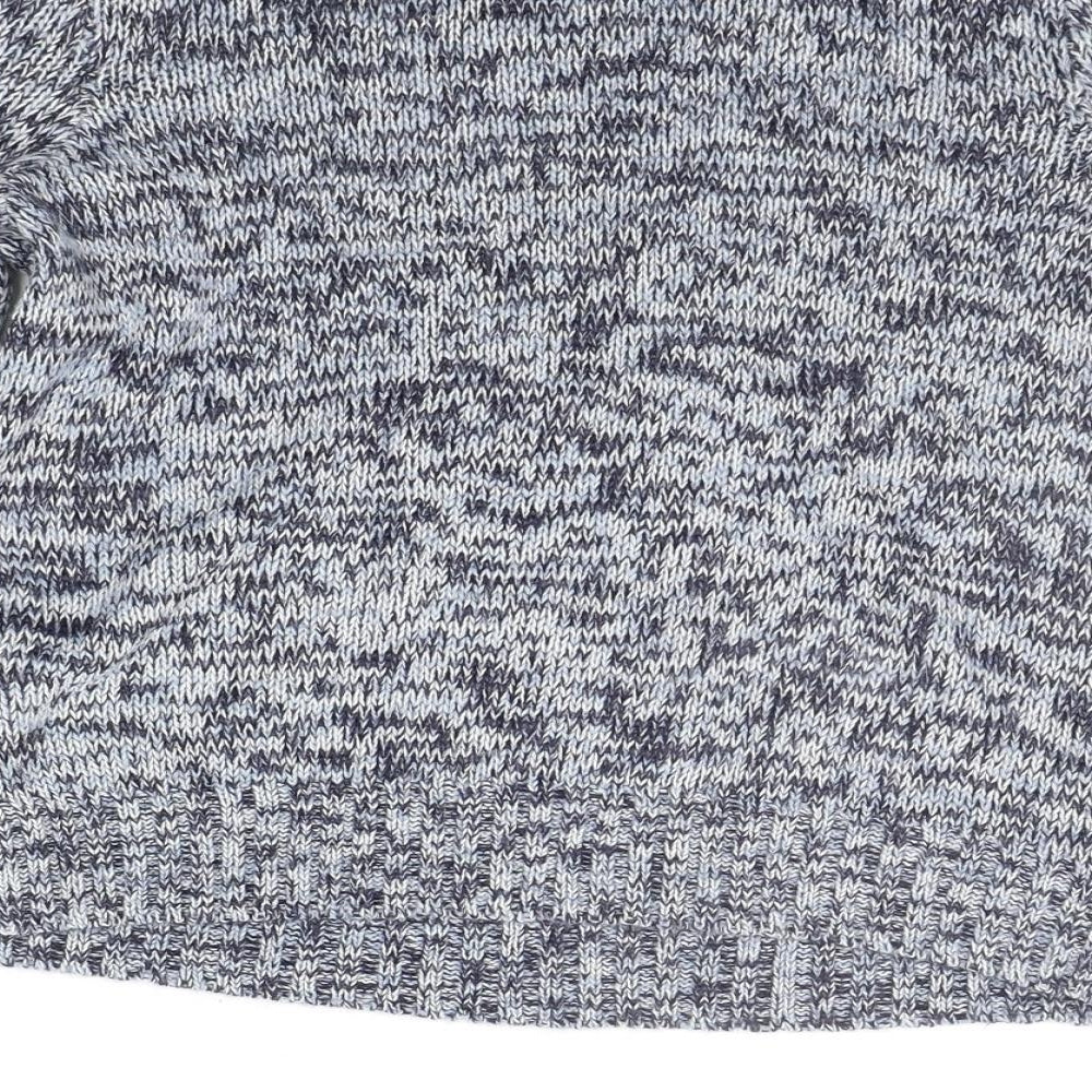 Womens UK Size S Divided Blue Pullover Jumper