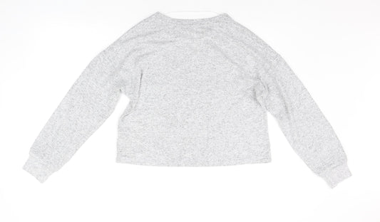Womens UK Size S LOVE TO LOUNGE Grey Pullover Jumper