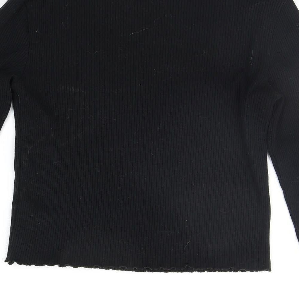 Womens UK Size 12 Miss Selfridge Black Pullover Jumper