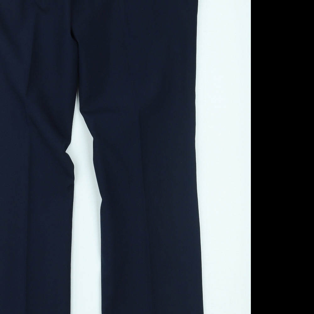 Womens UK Size 14 Papaya Regular Fit Blue Trousers