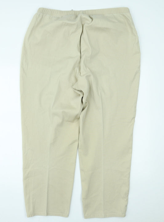 White Stag Womens Beige Trousers Size 3XL L27 in