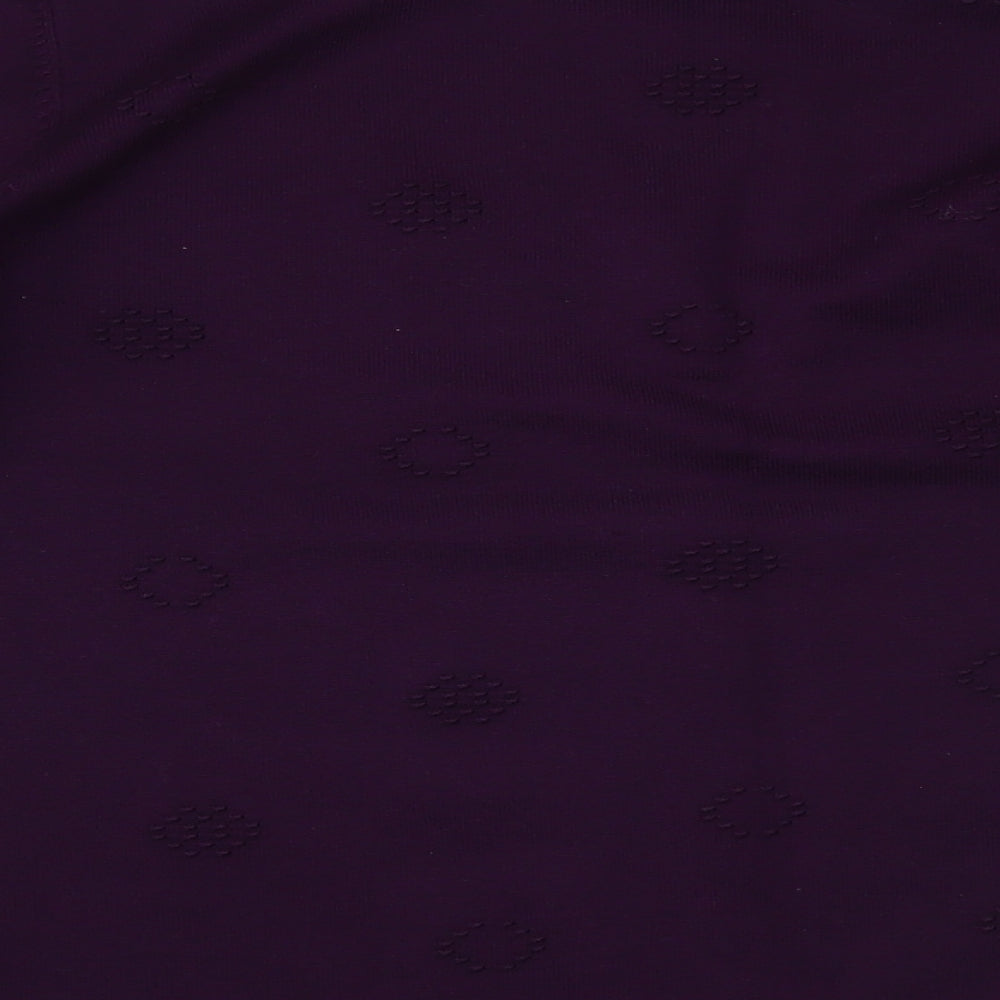 Womens UK Size XL MICHA Purple Basic Blouse