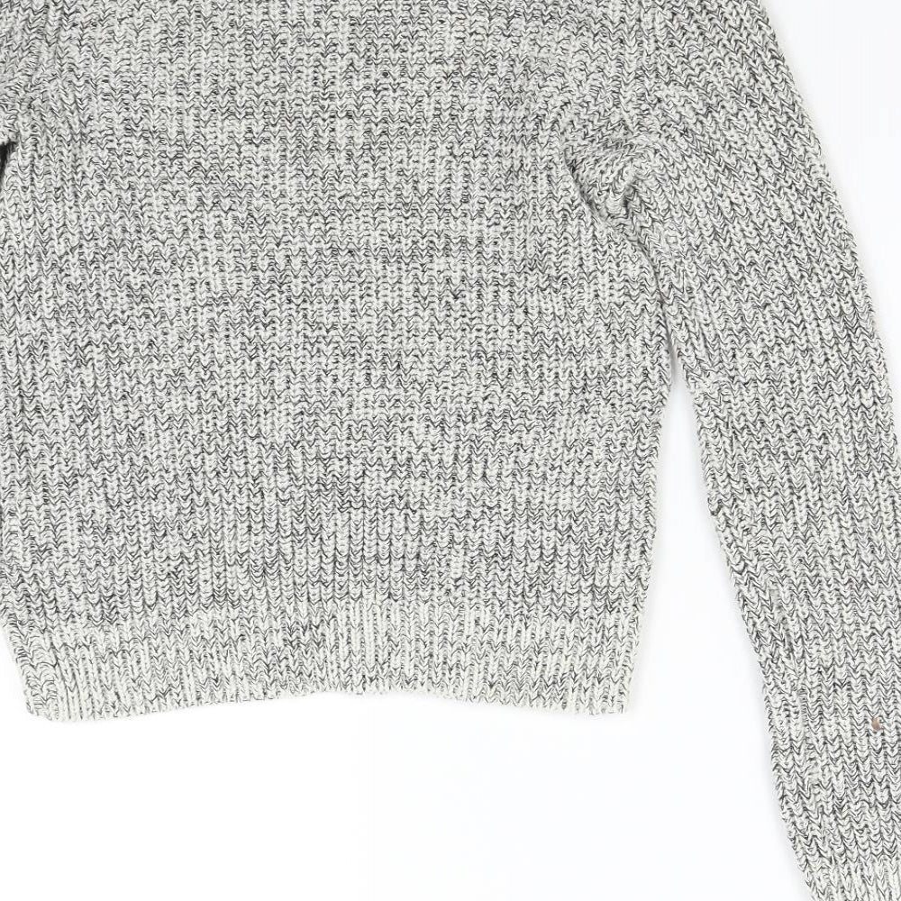 Womens UK Size XS H&M Grey Pullover Jumper