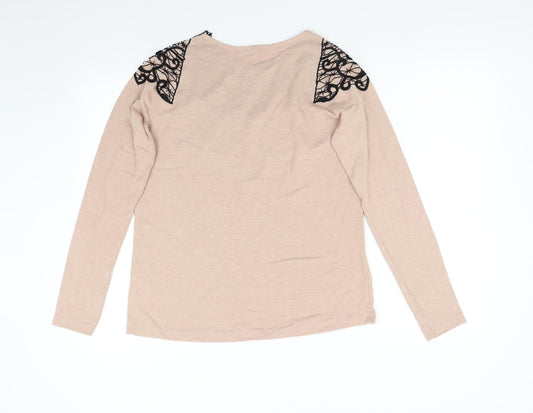 Womens UK Size 8 Zara Pink Pullover Jumper