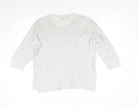 Womens UK Size 16 M&S Grey Pullover Jumper