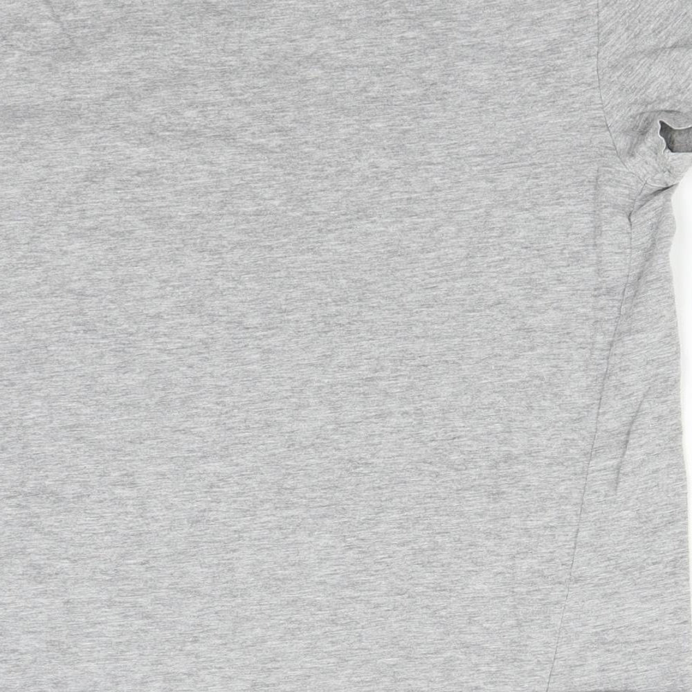 Womens UK Size XS H&M Grey Basic T-Shirt