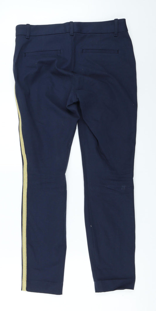Womens UK Size 4 Gap Regular Fit Blue Trousers