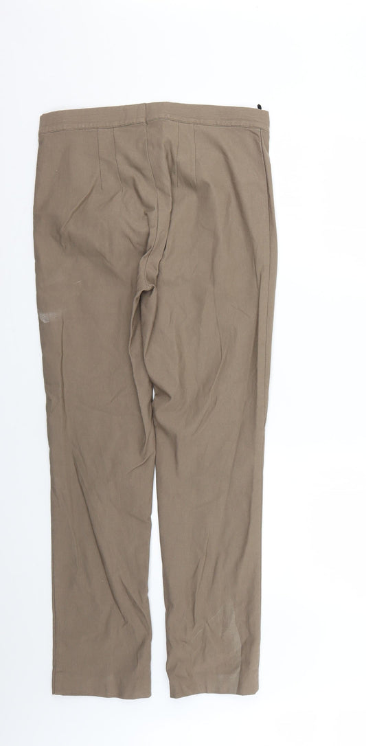 jorli Mens Brown Straight Jeans Size M L27 in