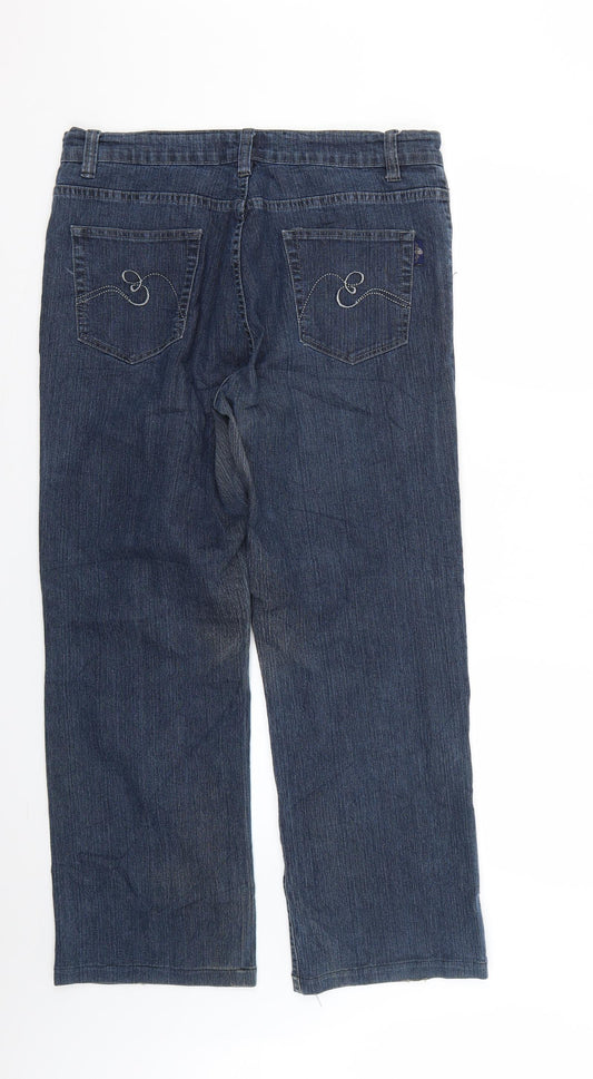 wejfa euro Mens Blue Straight Jeans Size 32 L27 in