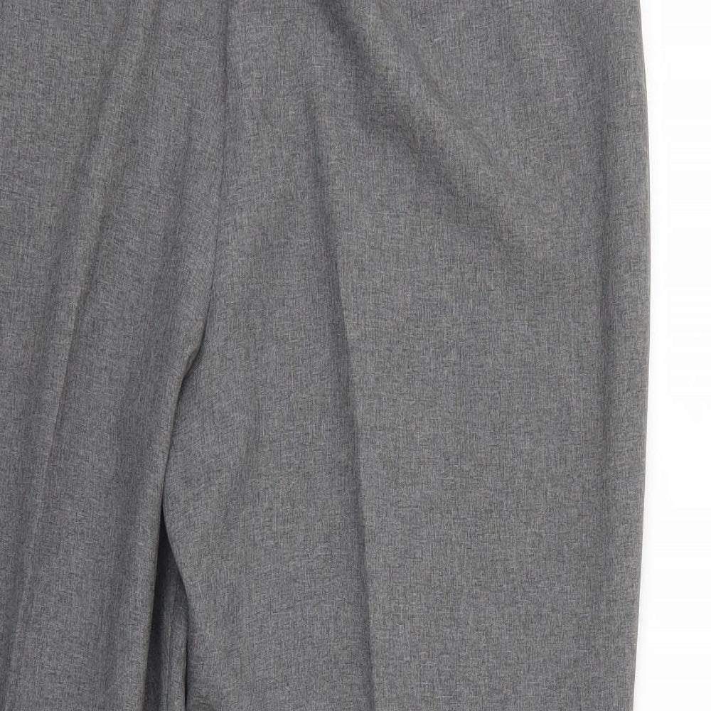 F&F Womens Grey Trousers Size 18 L25 in