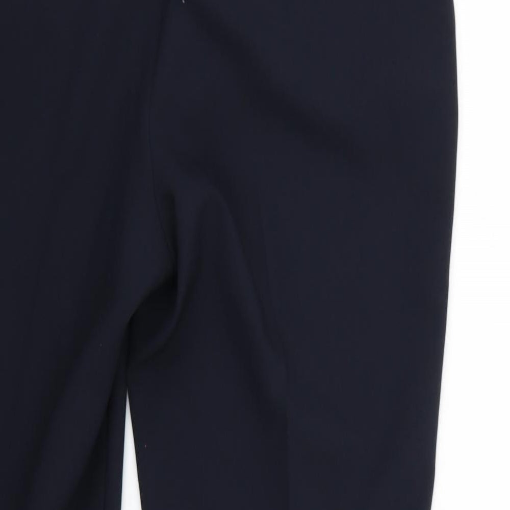 Womens UK Size 12 M&Co Regular Fit Blue Trousers