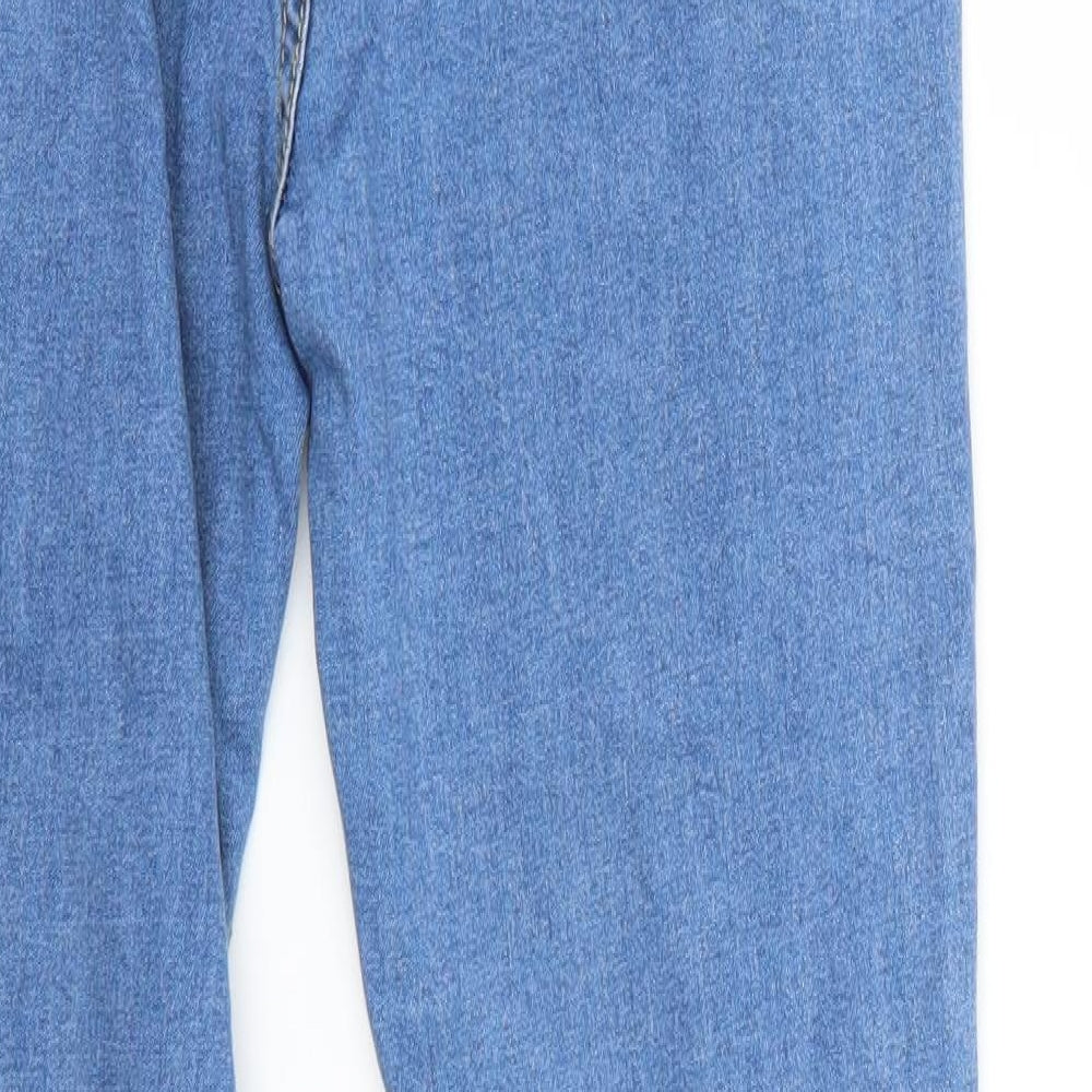 Mens UK Size M Preworn Regular Fit Straight Blue Jeans
