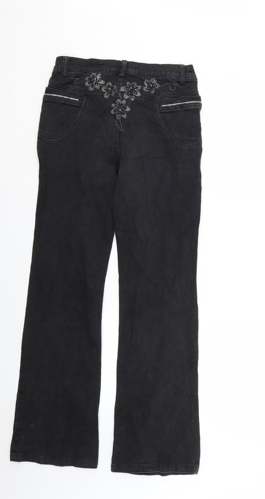 yuke Mens Black Skinny Jeans Size 26 L28 in