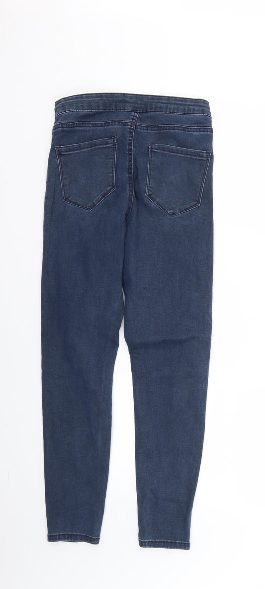 Denim & Co. Womens Blue Skinny Jeans Size 8 L23 in