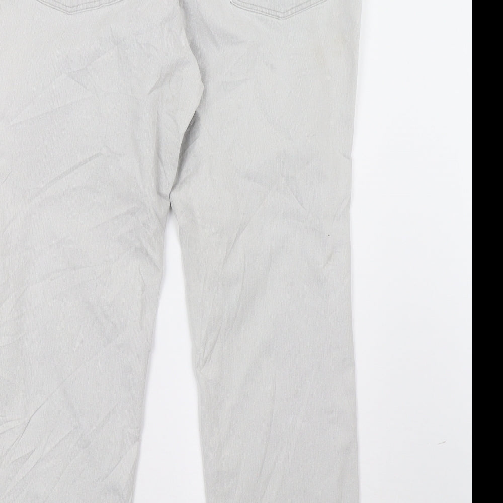 Atelier Womens Grey Straight Jeans Size 38 L29 in