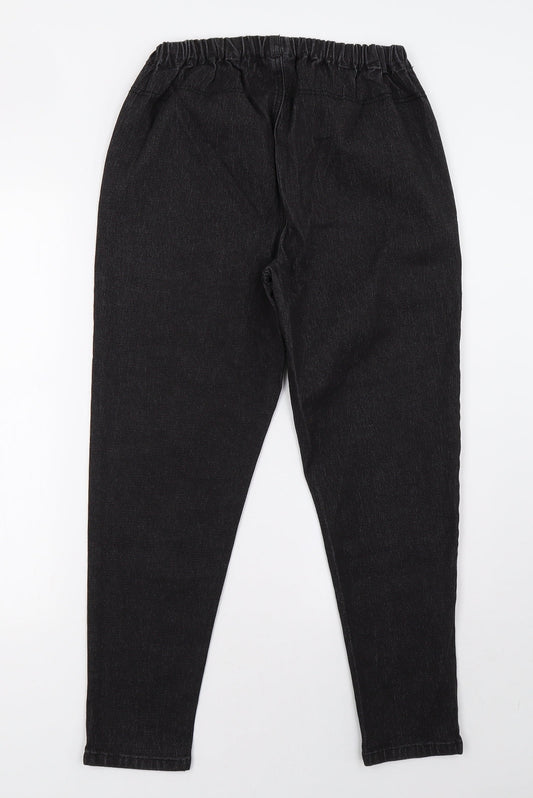 DG2 Womens Black Jegging Trousers Size 10 L28 in