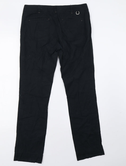 stockh lm Womens Black Trousers Size 12 L31 in