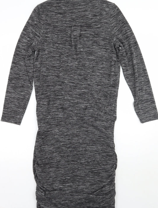 Roman Womens Grey A-Line Size 12