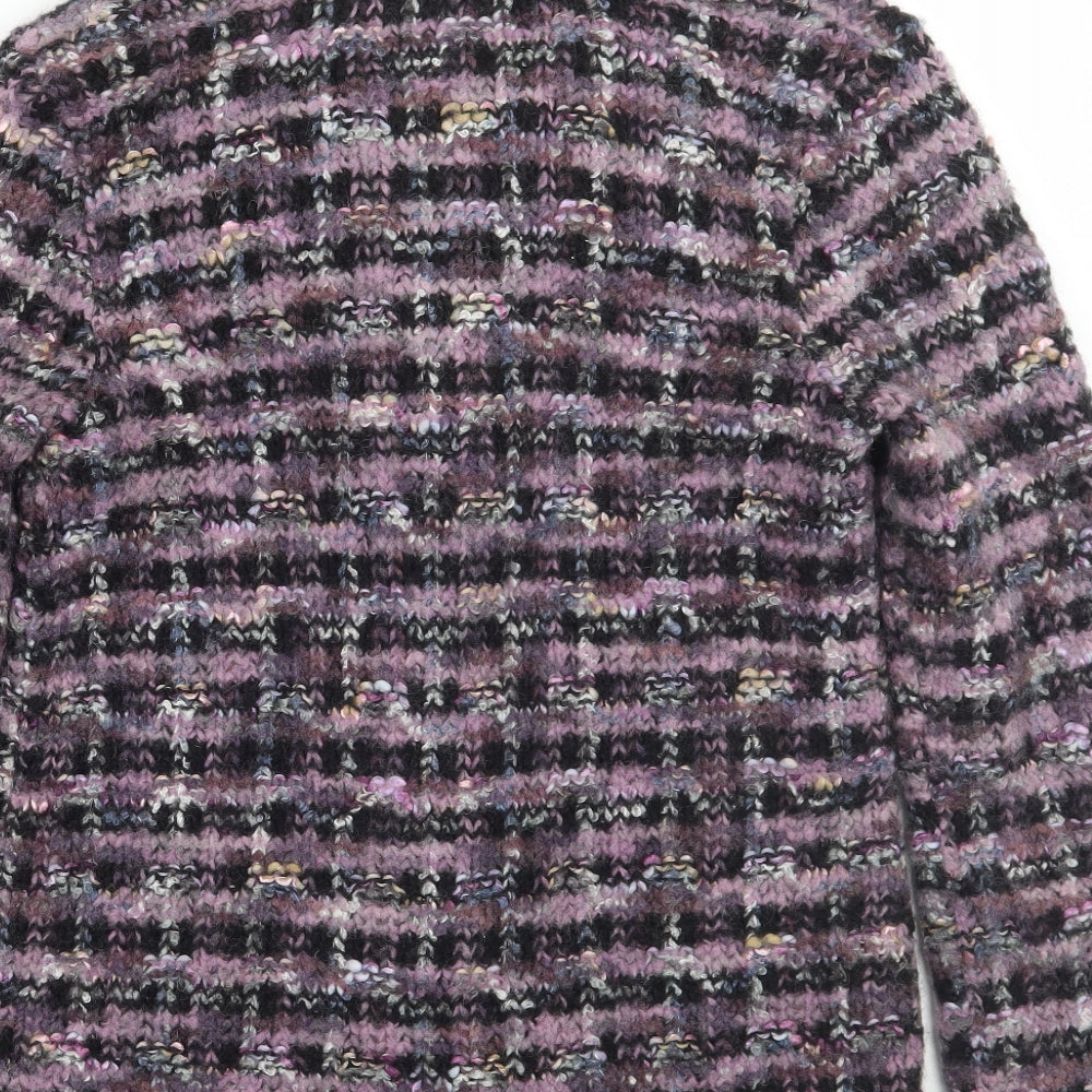 George Womens Purple Jacket Coatigan Size 10