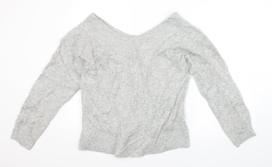 Womens UK Size M H&M Grey Pullover Jumper