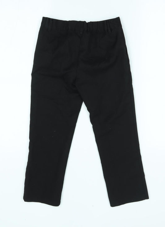 F&F Boys Black Chino Trousers Size 5-6 Years