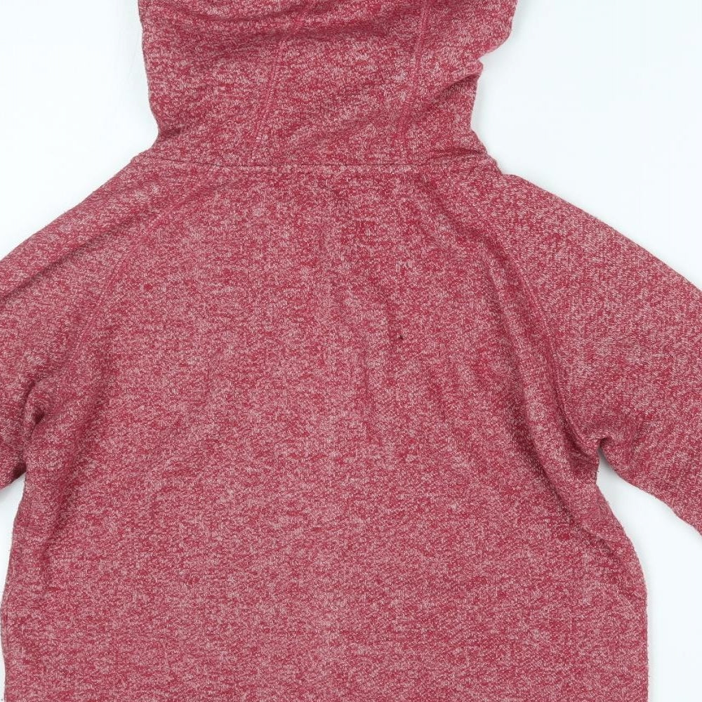 Brave Soul Womens Red Full Zip Hoodie Size S