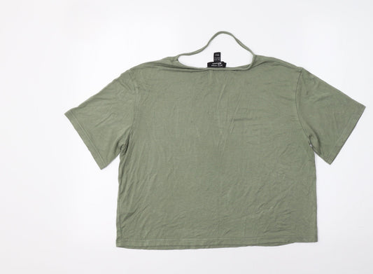 New Look Girls Green Basic Blouse Size 14 Years