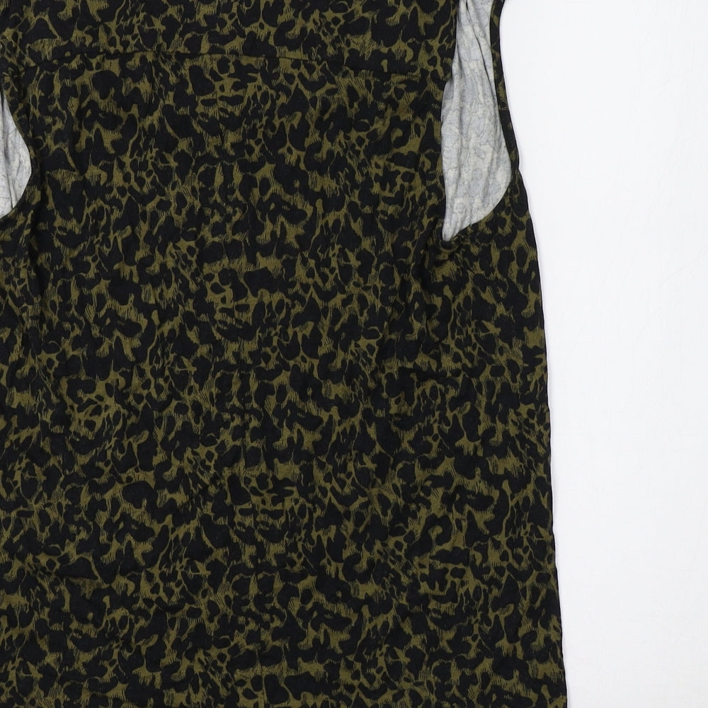 Womens UK Size 14 Warehouse Green Basic Tank