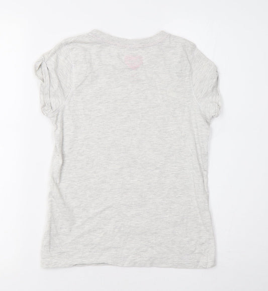 Primark Girls Grey Basic T-Shirt Size 10-11 Years