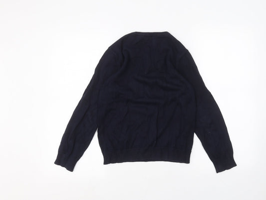 F&F Girls Blue Basic T-Shirt Size 9-10 Years