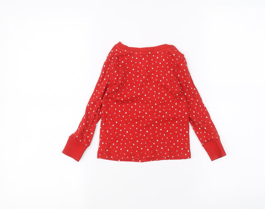 George Baby Red Basic T-Shirt Size 18-24 Months