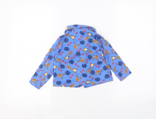 George Baby Blue Basic Button-Up Size 12-18 Months - peter rabbit